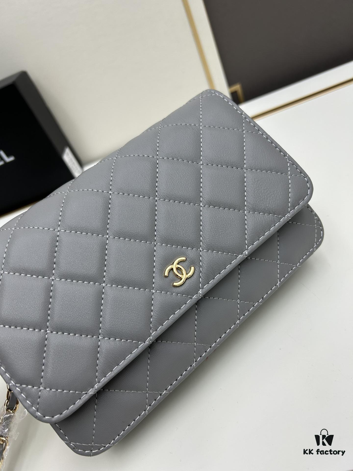 693041e9f09edb6de4c4d93f Chanel WOC Classic Fortune Bag with Box (33814 Lambskin) 🔔🔥 Can Be Worn Crossbody or Single-Shoulder, Chain Stowable Inside to Use as Clutch