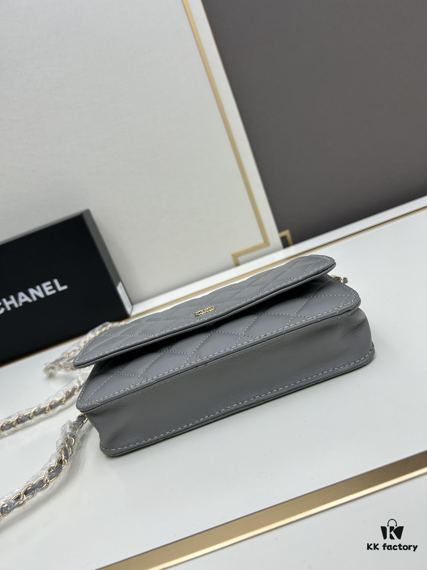 693041eaf09edb6de4c4d940 Chanel WOC Classic Fortune Bag with Box (33814 Lambskin) 🔔🔥 Can Be Worn Crossbody or Single-Shoulder, Chain Stowable Inside to Use as Clutch