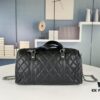 693041f3f09edb6de4c4d94f New Arrival Vintage Chanel Boston Bag in Black and Gold – Absolutely Collector-Level Cute!