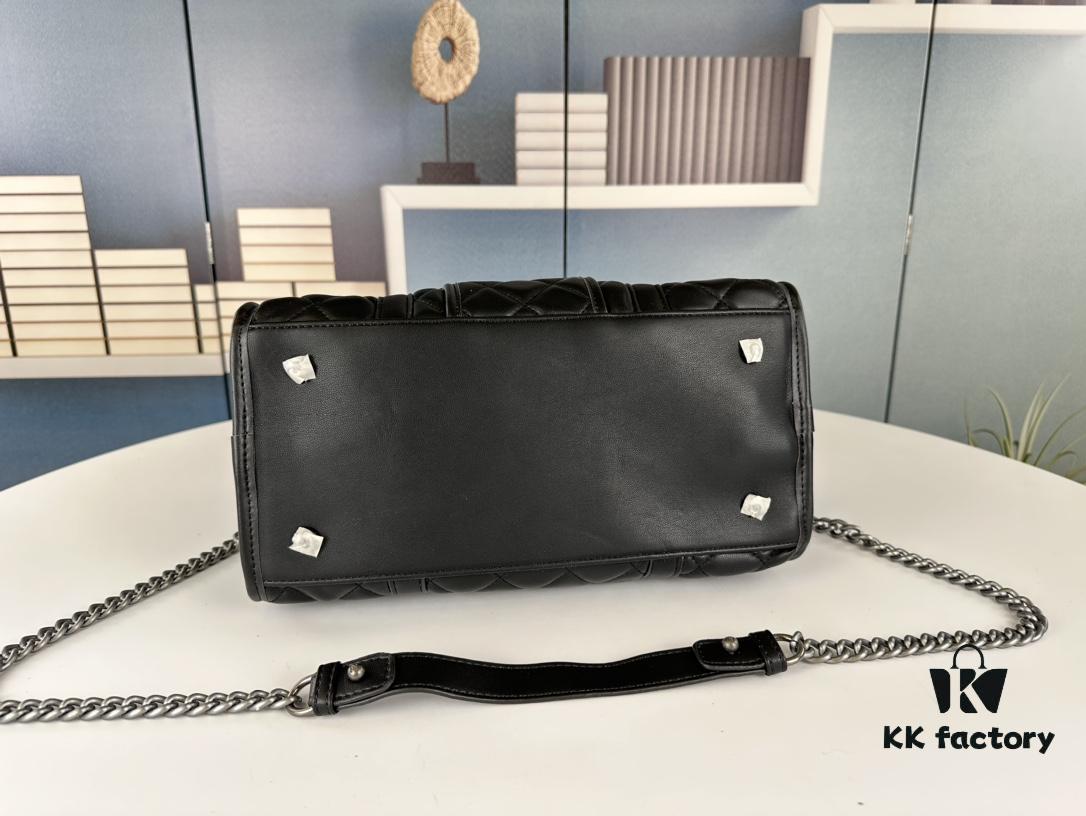693041f5f09edb6de4c4d950 New Arrival Vintage Chanel Boston Bag in Black and Gold – Absolutely Collector-Level Cute!