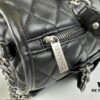 693041f6f09edb6de4c4d953 New Arrival Vintage Chanel Boston Bag in Black and Gold – Absolutely Collector-Level Cute!