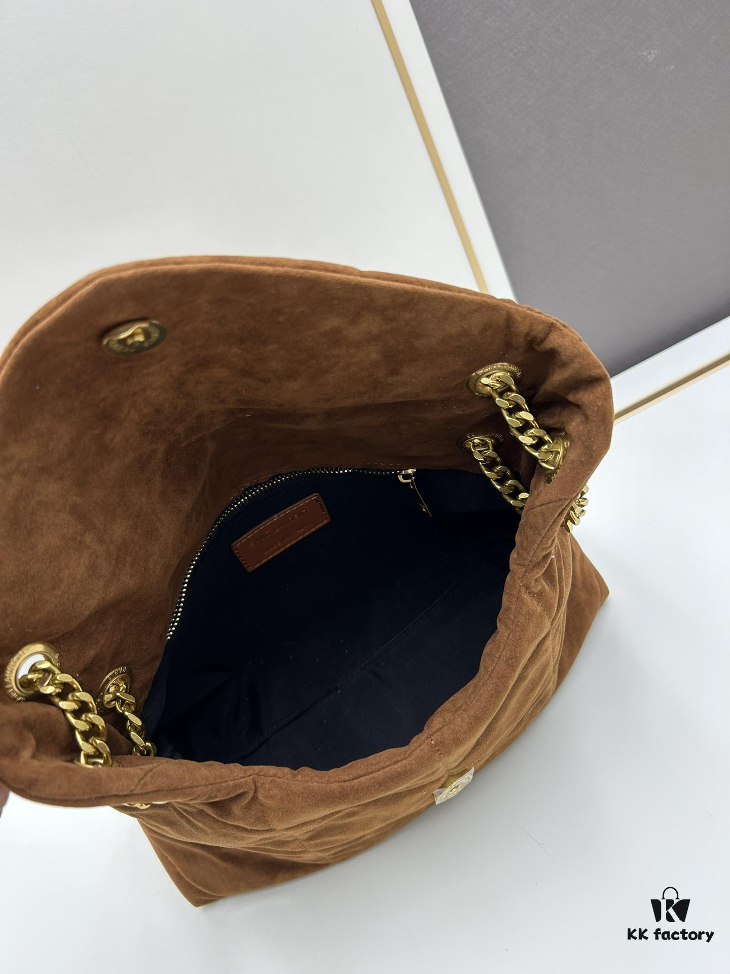 69304211f09edb6de4c4d96c New Arrival with Box ||| YSL Loulou Puffer Bag - Soft Quilted Calfskin Shoulder Bag, Popular Style Worn by Yang Mi and BLACKPINK