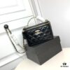6930421ef09edb6de4c4d980 Chanel 24P Arrival! Stunning Pearl-Handled Bag in Black Oil-Waxed Leather