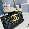 69304246f09edb6de4c4d9b9 New Arrival Large 210 Small 200 4W+ Likes Chanel 24C Retro Oversized Logo Horizontal Chain Bag