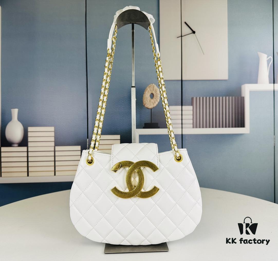 Large Chanel 24C Vintage Messenger Bag