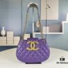 69304271f09edb6de4c4d9de Large Chanel 24C Vintage Messenger Bag