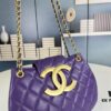 69304278f09edb6de4c4d9e5 Large Chanel 24C Vintage Messenger Bag