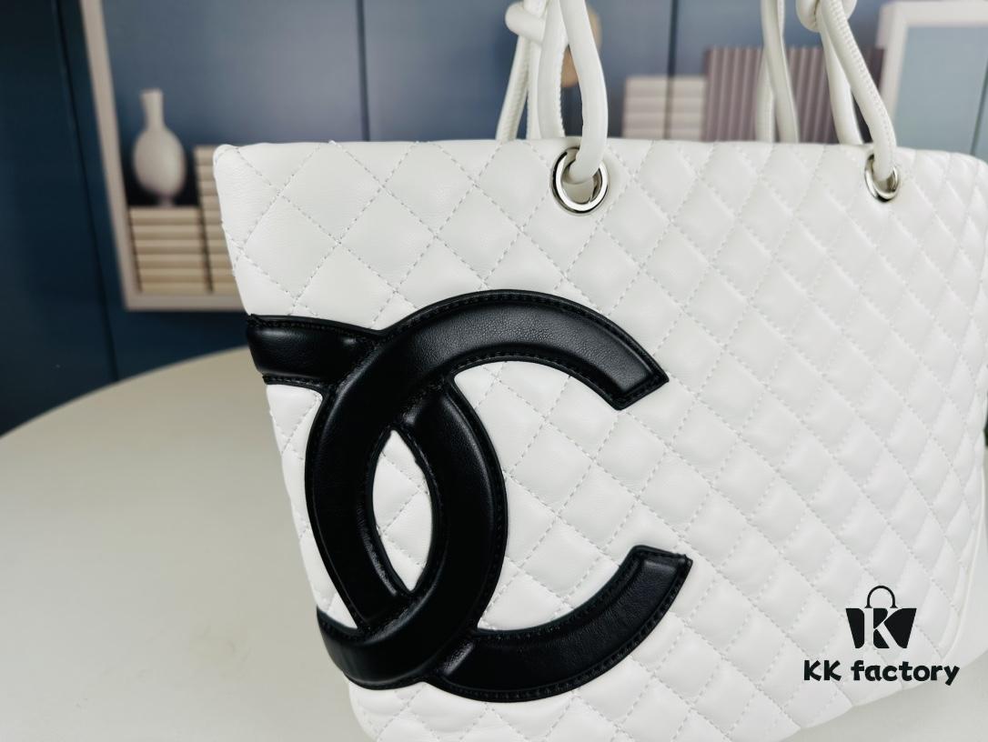 693042c1f09edb6de4c4da1c New Chanel Panda Carry Basket Bag in Classic Black and White