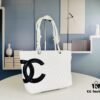 693042e6f09edb6de4c4da48 New Chanel Panda Carry Basket Bag in Classic Black and White