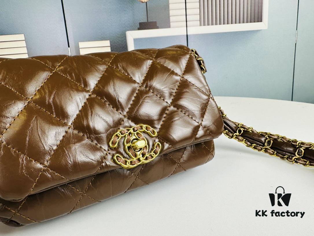 New Arrival Today's Recommendation | Chanel 23k Thick Chain Square Flap Bag