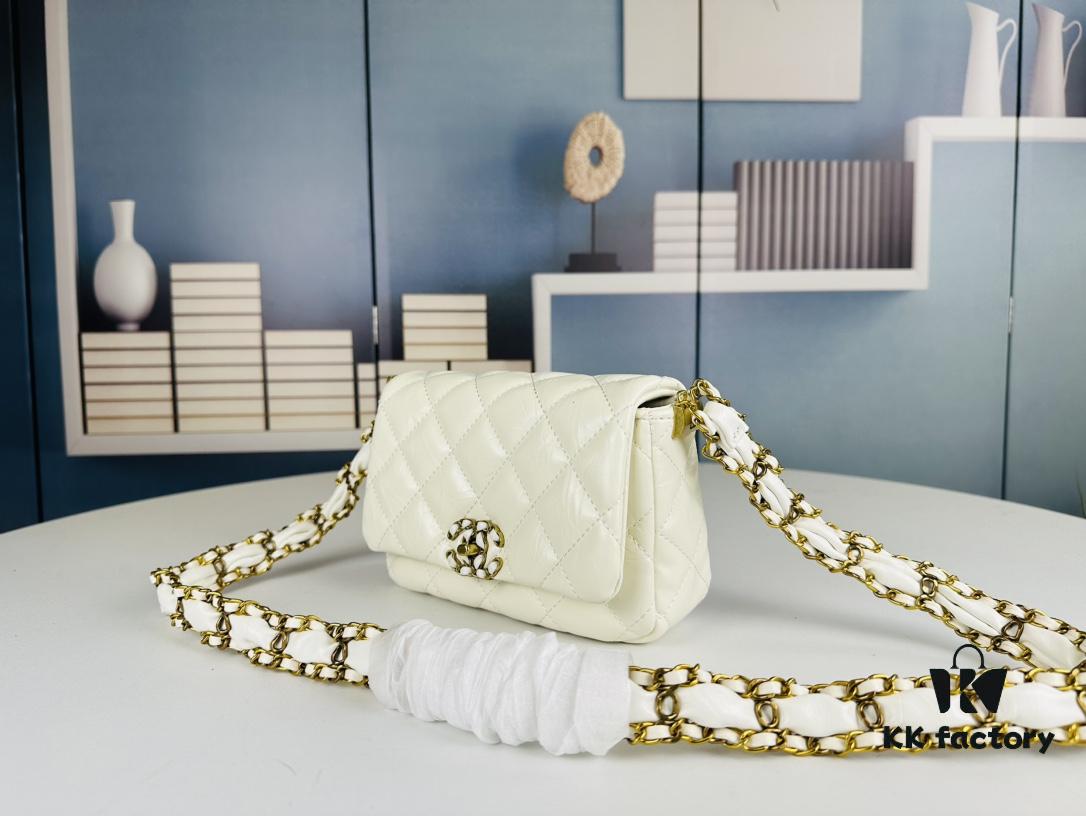 693042fdf09edb6de4c4da6a New Arrival Today's Recommendation | Chanel 23k Thick Chain Square Flap Bag