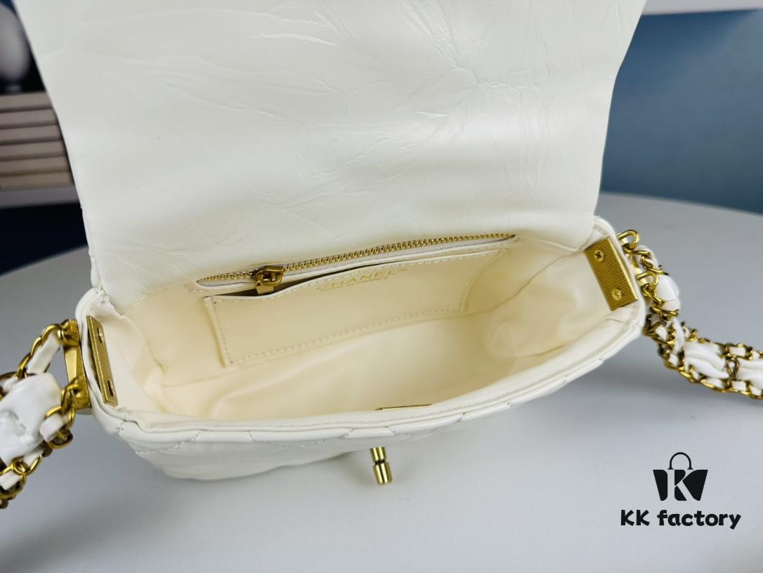 69304302f09edb6de4c4da73 New Arrival Today's Recommendation | Chanel 23k Thick Chain Square Flap Bag