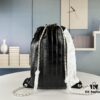 6930430ef09edb6de4c4da84 New Arrival! Jennie's Style Chanel Nylon Backpack in Black and White