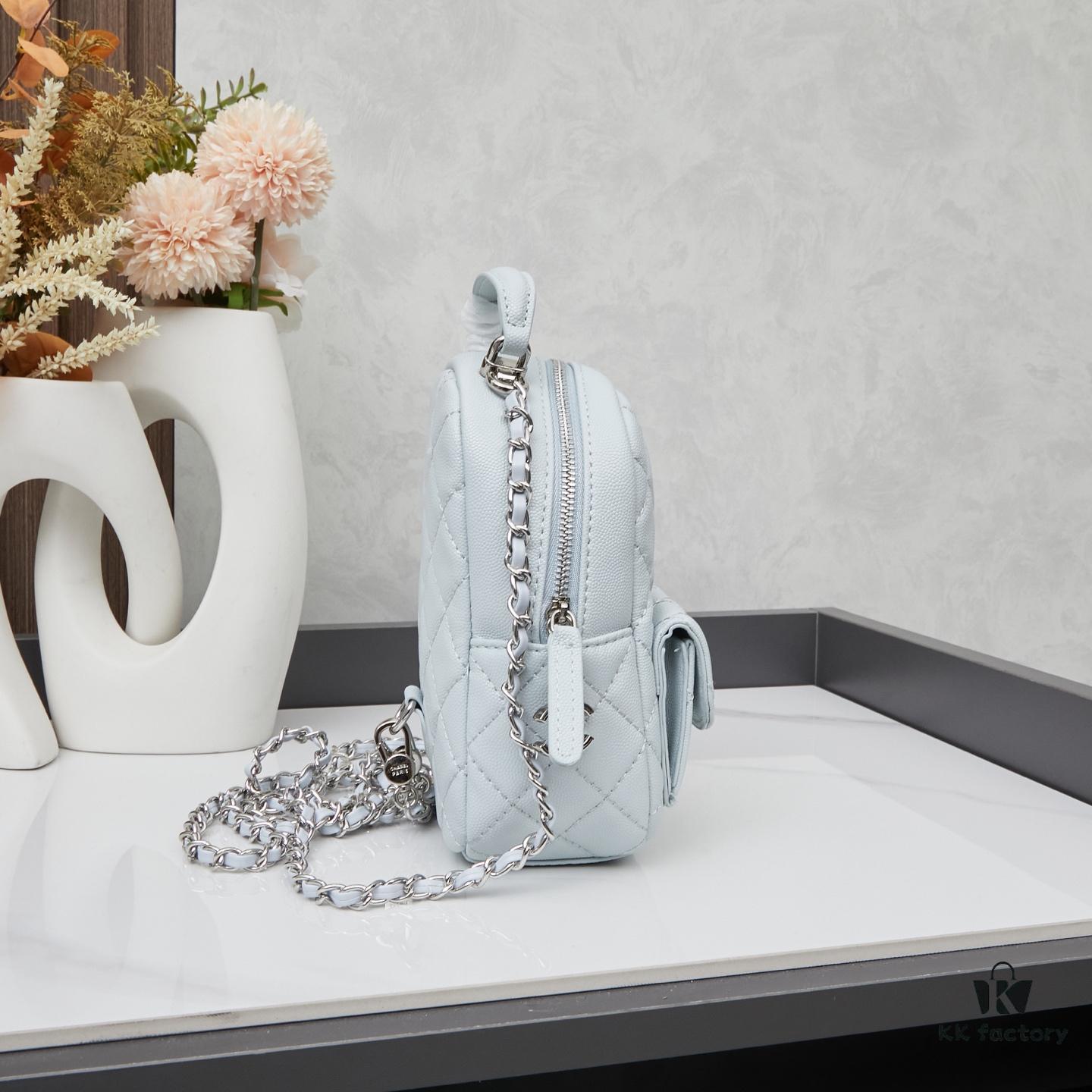 693043a6f09edb6de4c4db20 New Arrival Chanel 24C Mini Denim Backpack – A Cute and Stylish Must-Have