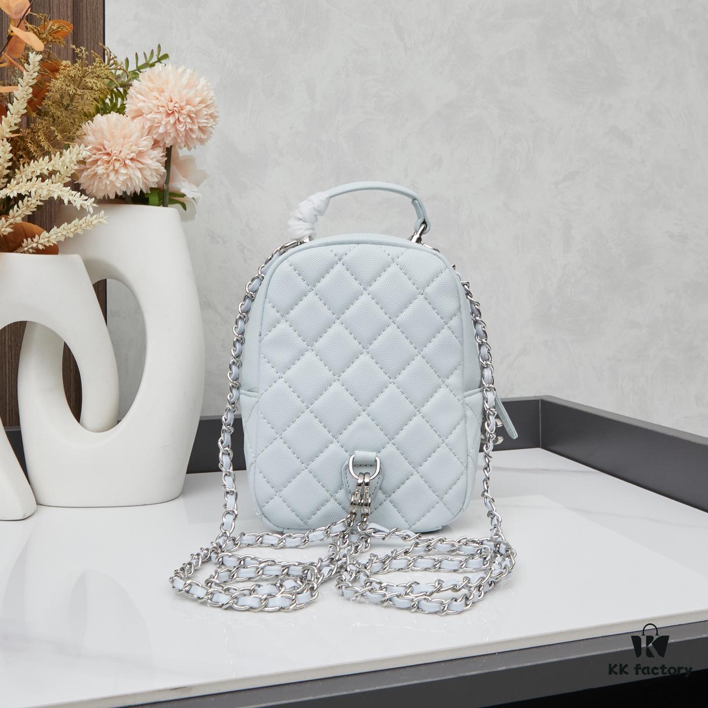 693043a6f09edb6de4c4db21 New Arrival Chanel 24C Mini Denim Backpack – A Cute and Stylish Must-Have