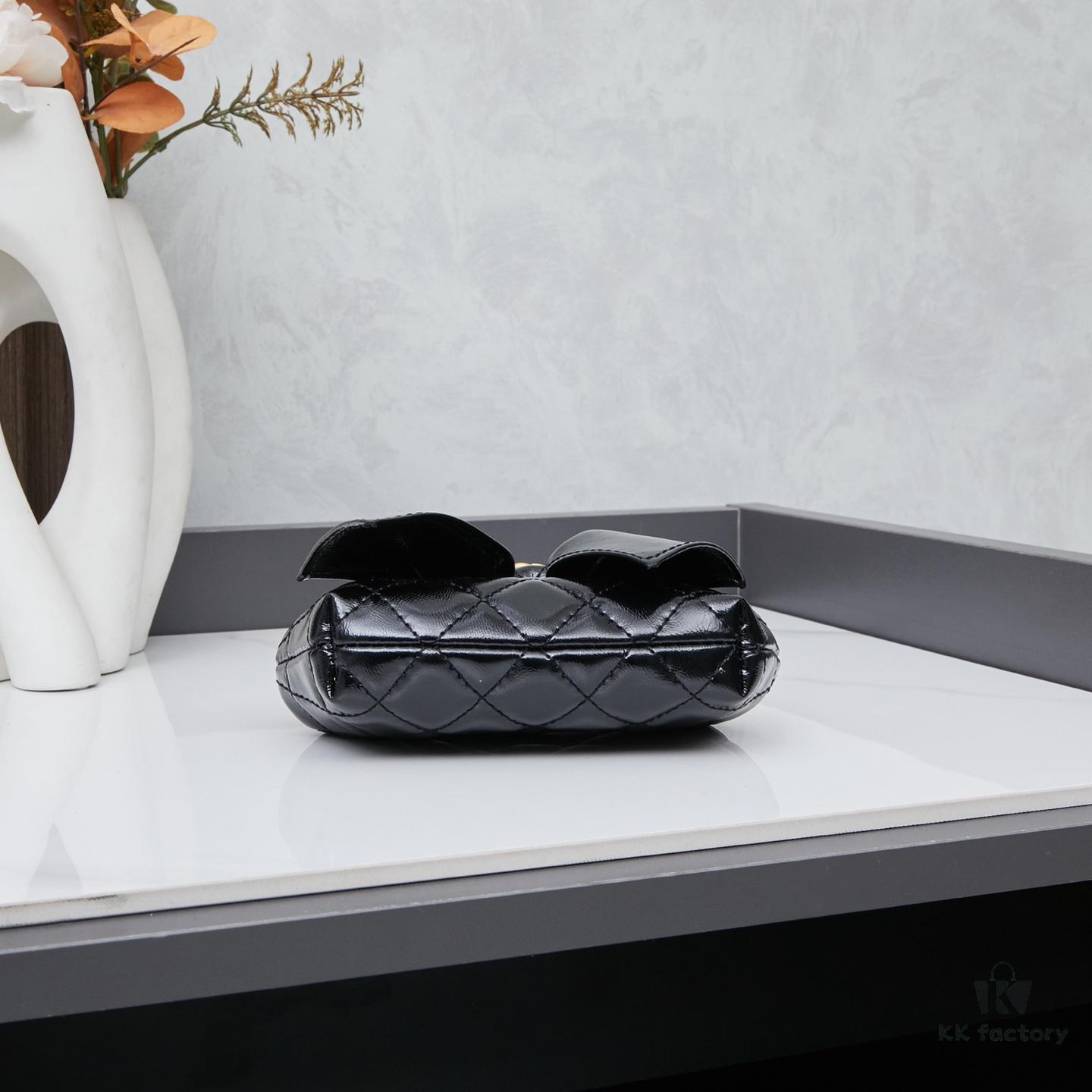 693043c5f09edb6de4c4db44 New Arrival with Box Chanel 24A Bow Frog-Mouth Bag So Cute!