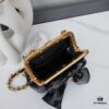 693043caf09edb6de4c4db4a New Arrival with Box Chanel 24A Bow Frog-Mouth Bag So Cute!