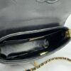 693043f7f09edb6de4c4db7e CHANEL 25P New Handle Top Handle Bag Mini in Black and Gold Lambskin