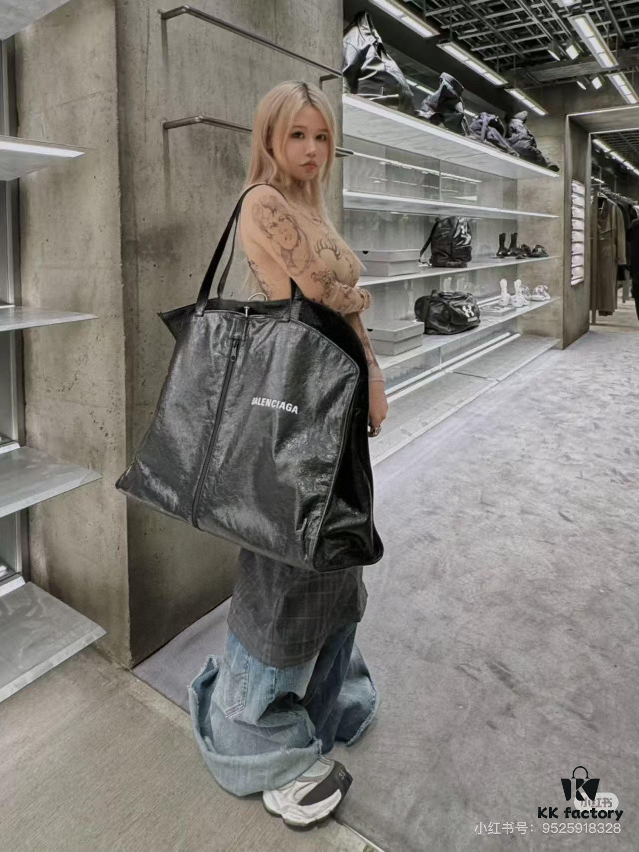 6930444ef09edb6de4c4dbf8 Box Included The Trash Bag Trend Is Huge, I'm Obsessed with Balenciaga Again