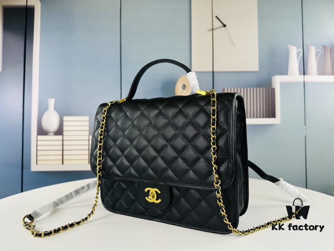 693044a4f09edb6de4c4dc6b New Arrival Chanel 22K Black Patent Leather Backpack
