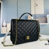 693044a5f09edb6de4c4dc6c New Arrival Chanel 22K Black Patent Leather Backpack