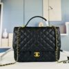 693044a5f09edb6de4c4dc6d New Arrival Chanel 22K Black Patent Leather Backpack