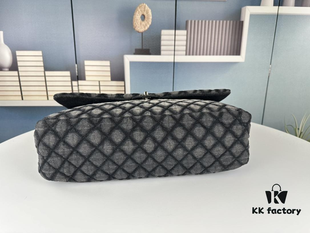 New Large Size Denim Chanel Airport Bag – A Must-Have Fashion Statement