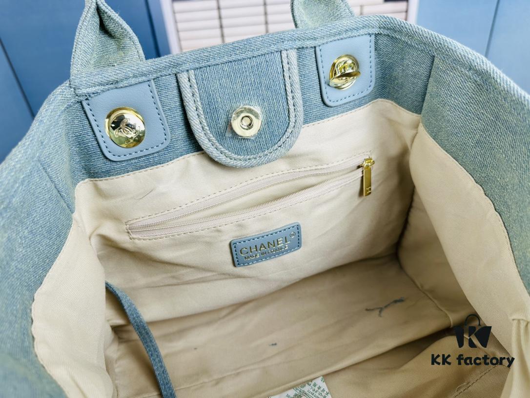 693044c6f09edb6de4c4dca2 New Arrival 💙 Let Me See Who Doesn't Have a Chanel Beach Bag Yet 🏖️