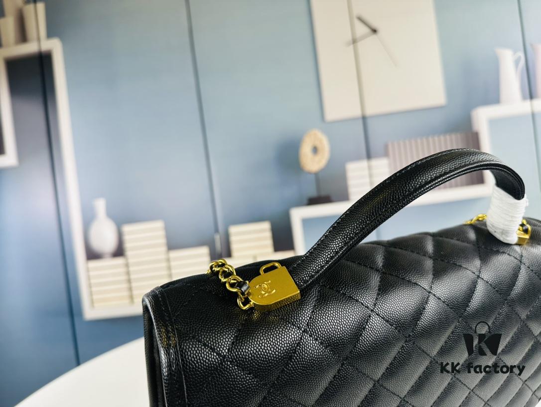 693044caf09edb6de4c4dca7 New Arrival Chanel 22K Black Patent Leather Backpack