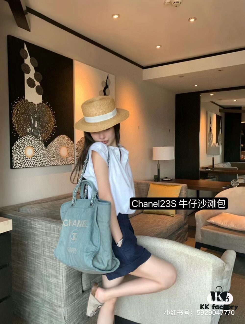 693044caf09edb6de4c4dca8 New Arrival 💙 Who Doesn't Have a Chanel Beach Bag Yet? 🏖️