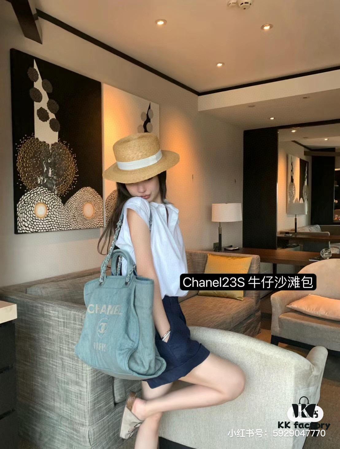 693044caf09edb6de4c4dca8 New Arrival 💙 Who Doesn't Have a Chanel Beach Bag Yet? 🏖️