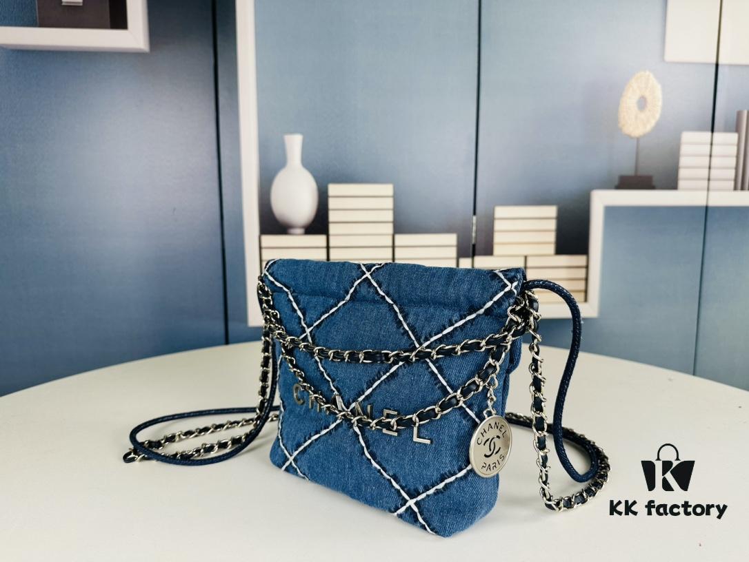 693044e1f09edb6de4c4dccb Mini New Chanel 22 Bag in Denim | The Season of Falling for Denim Again