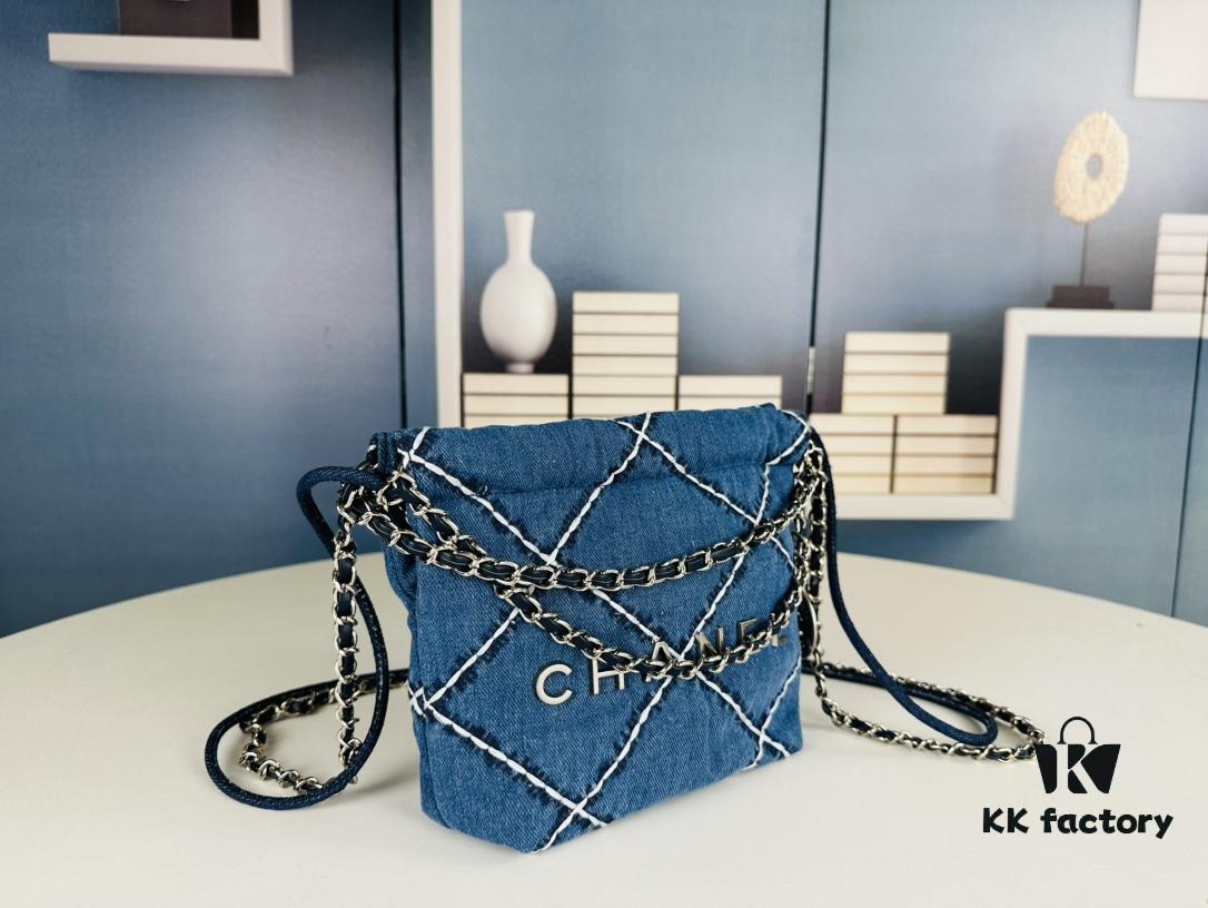 693044e3f09edb6de4c4dccd Mini New Chanel 22 Bag in Denim | The Season of Falling for Denim Again
