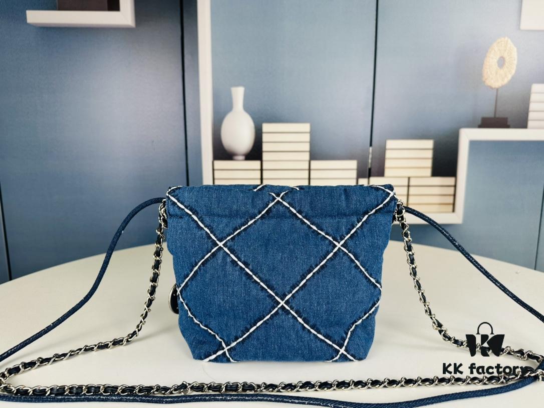 693044e3f09edb6de4c4dcce Mini New Chanel 22 Bag in Denim | The Season of Falling for Denim Again