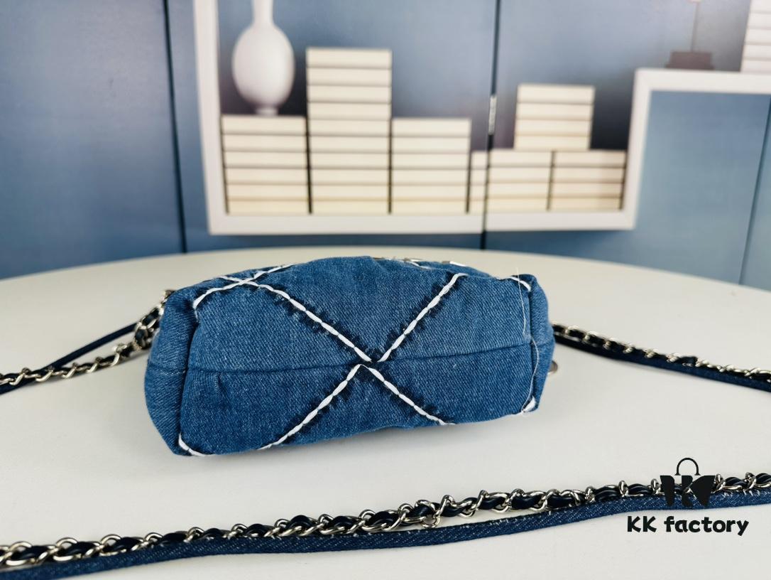 693044e5f09edb6de4c4dcd0 Mini New Chanel 22 Bag in Denim | The Season of Falling for Denim Again