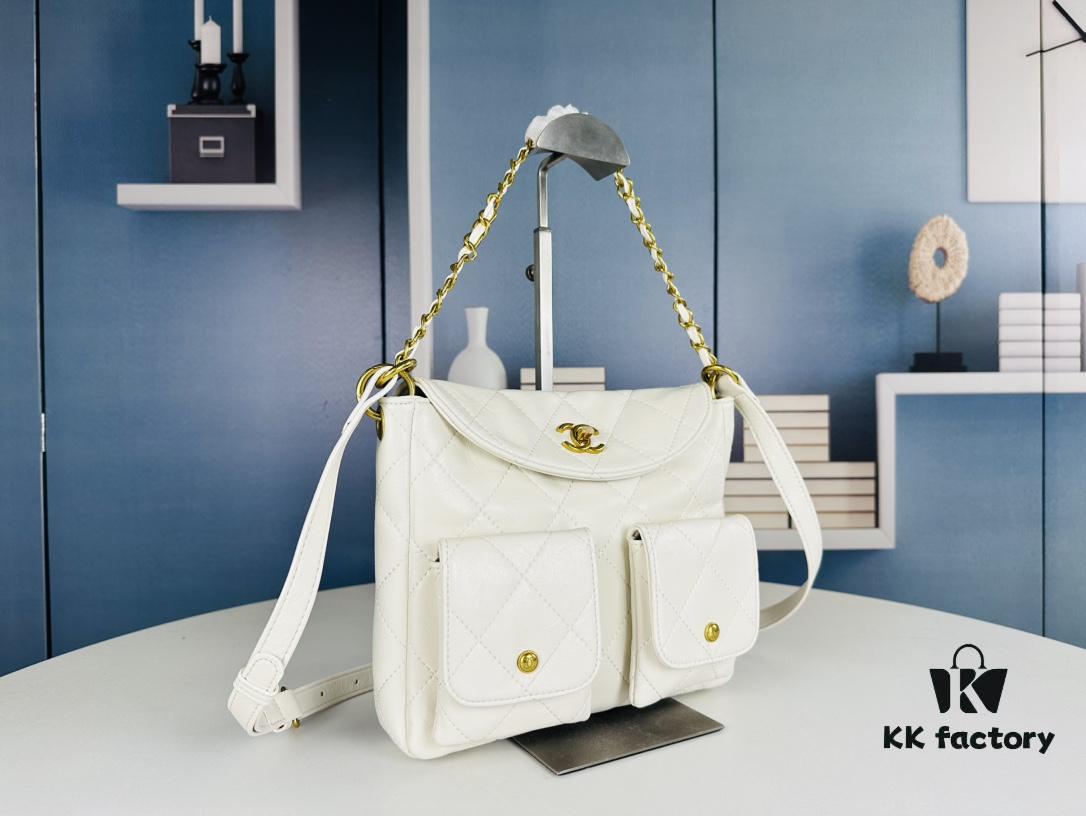 693044ecf09edb6de4c4dcda New Arrival: Could This Be the Hottest Bag of 2024? Chanel 24P Hippie Hobo