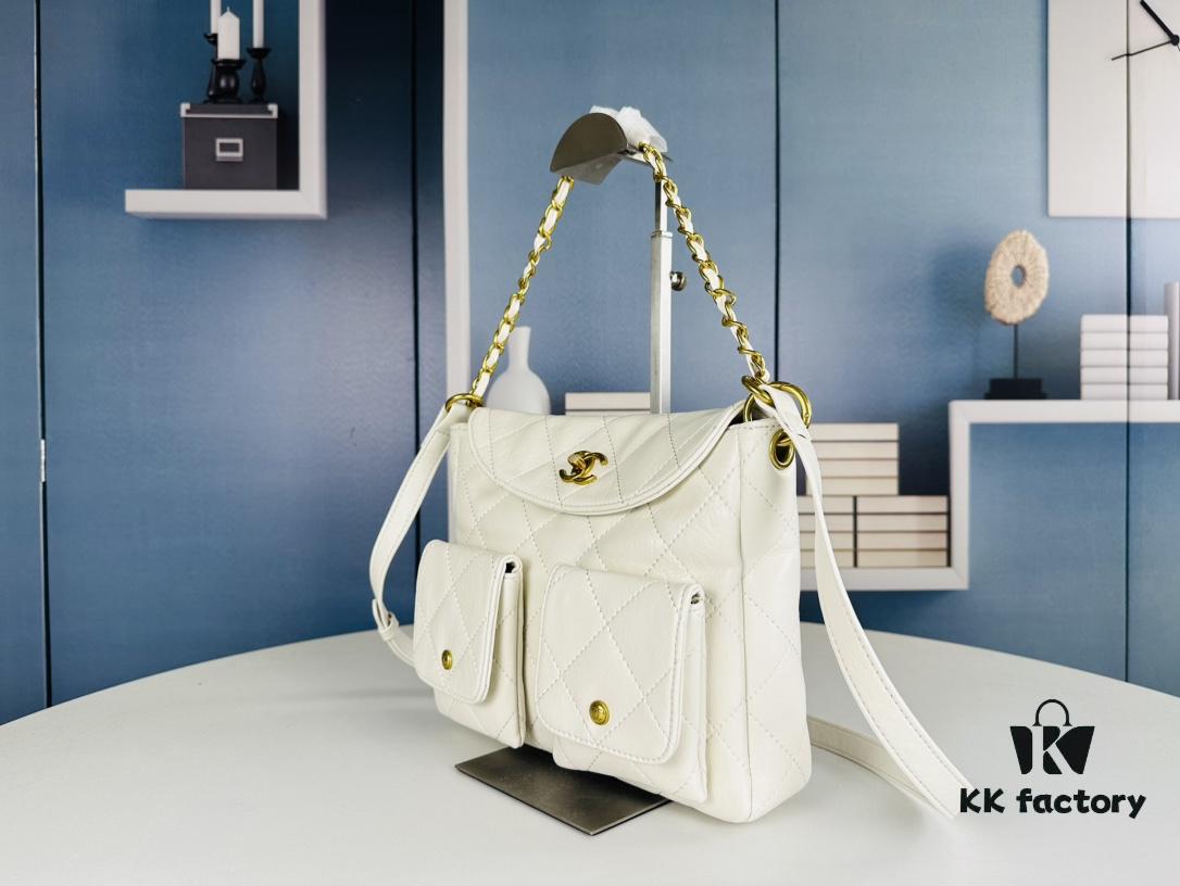 693044ecf09edb6de4c4dcdb New Arrival: Could This Be the Hottest Bag of 2024? Chanel 24P Hippie Hobo