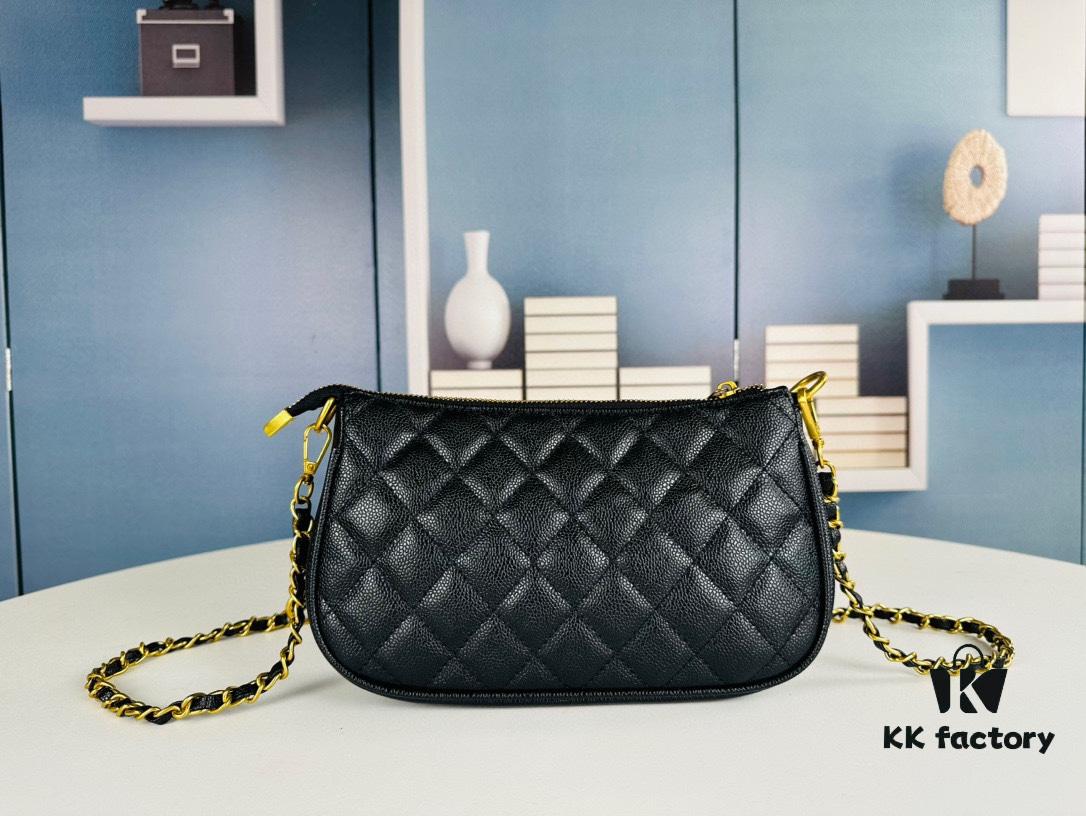 693044f9f09edb6de4c4dcf3 New Arrival Chanel Vintage Black and Gold Shoulder Bag 🖤 Jennie's Style
