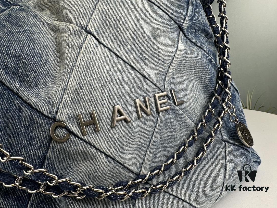 69304515f09edb6de4c4dd1a Large Size Bestseller – Absolutely Stunning! Finally Here: Chanel Denim 22Bag in 23C
