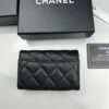 6930455ef09edb6de4c4dd77 CHANEL Caviar Black/Gold 23K Classic Quilted Lambskin Wallet