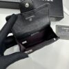 CHANEL Caviar Black / Gold 23K Classic Quilted Lambskin Wallet