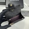69304569f09edb6de4c4dd84 CHANEL Caviar Black / Gold 23K Classic Quilted Lambskin Wallet - New Arrival CF Mini Card Holder