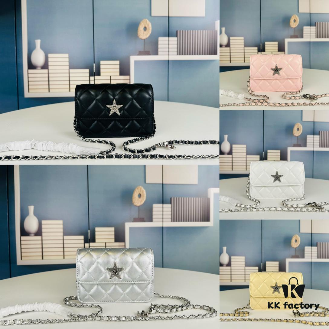 6930458df09edb6de4c4ddac New Arrival Wholesale Multi-Color Chanel Style Beautiful Item & Show Gift - Stylish Silver Chain Mini Bag, Waist Bag, Crossbody or Handheld, Very Matchable