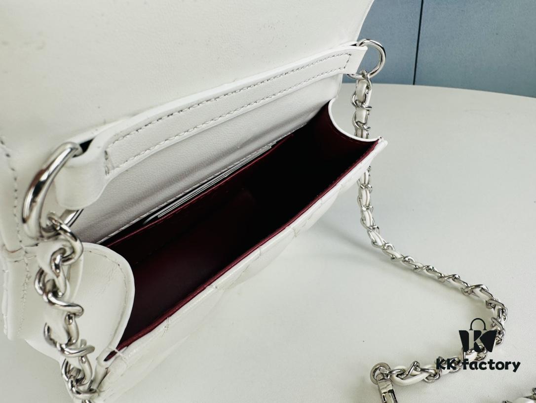 New Arrival Multi-Color Chanel-Inspired Silver Chain Mini Bag – Stylish and Versatile