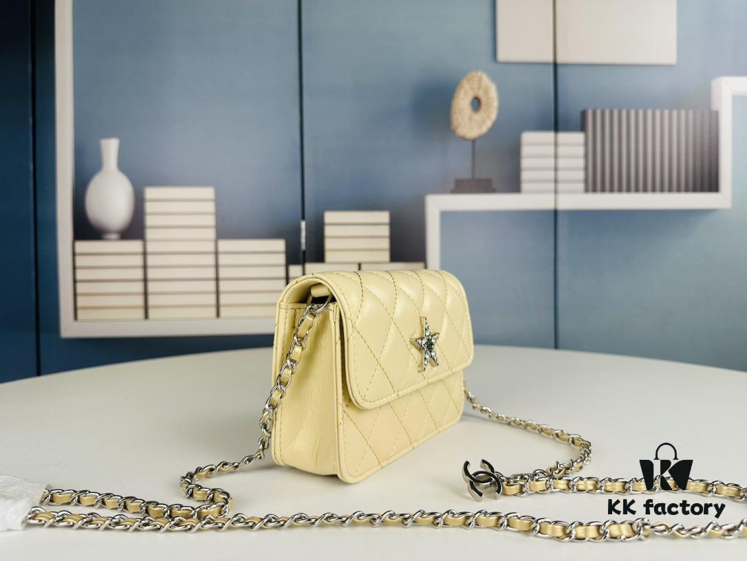6930459ef09edb6de4c4ddcb New Arrival Multi-Color Chanel Style Silver Chain Mini Bag - Can Be Worn as Waist Bag, Crossbody or Handbag