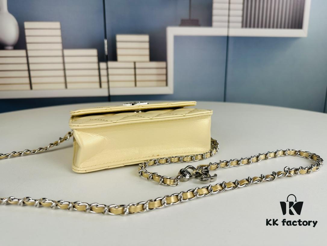 693045a1f09edb6de4c4ddcd New Arrival Multi-Color Chanel Style Silver Chain Mini Bag - Can Be Worn as Waist Bag, Crossbody or Handbag