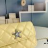 693045a2f09edb6de4c4ddcf New Arrival Multi-Color Chanel Style Silver Chain Mini Bag - Can Be Worn as Waist Bag, Crossbody or Handbag