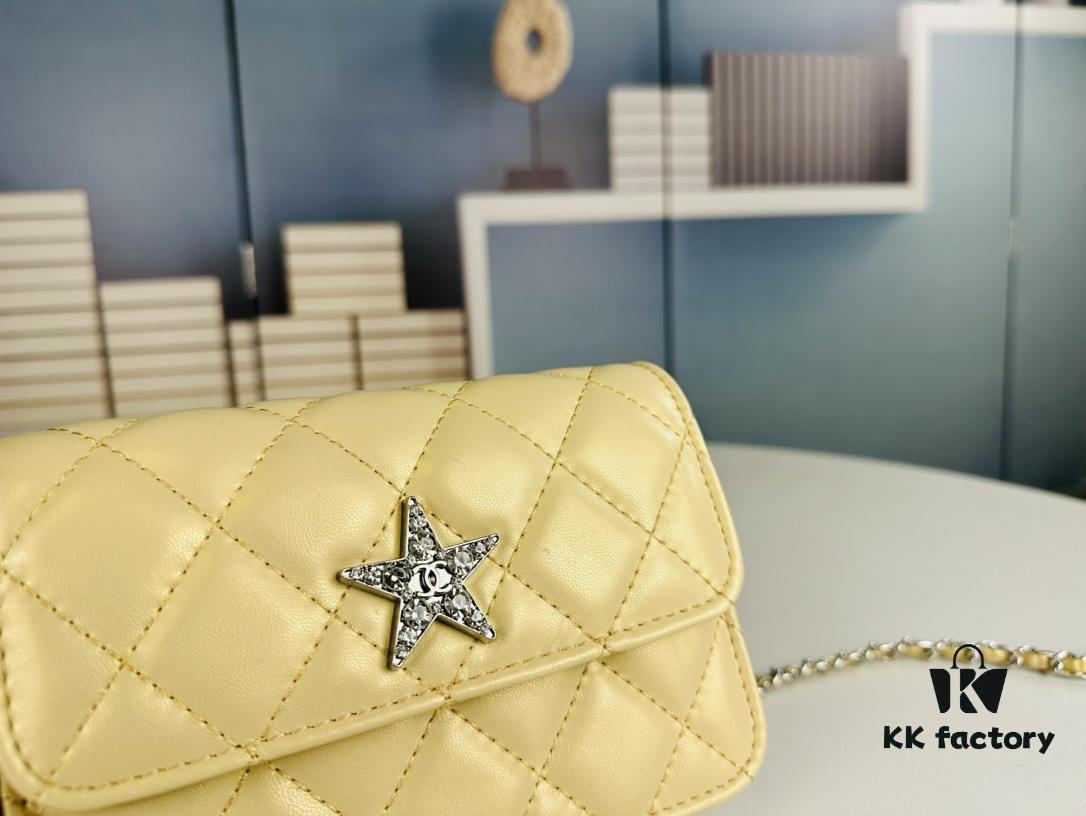 693045a2f09edb6de4c4ddcf New Arrival Multi-Color Chanel Style Silver Chain Mini Bag - Can Be Worn as Waist Bag, Crossbody or Handbag