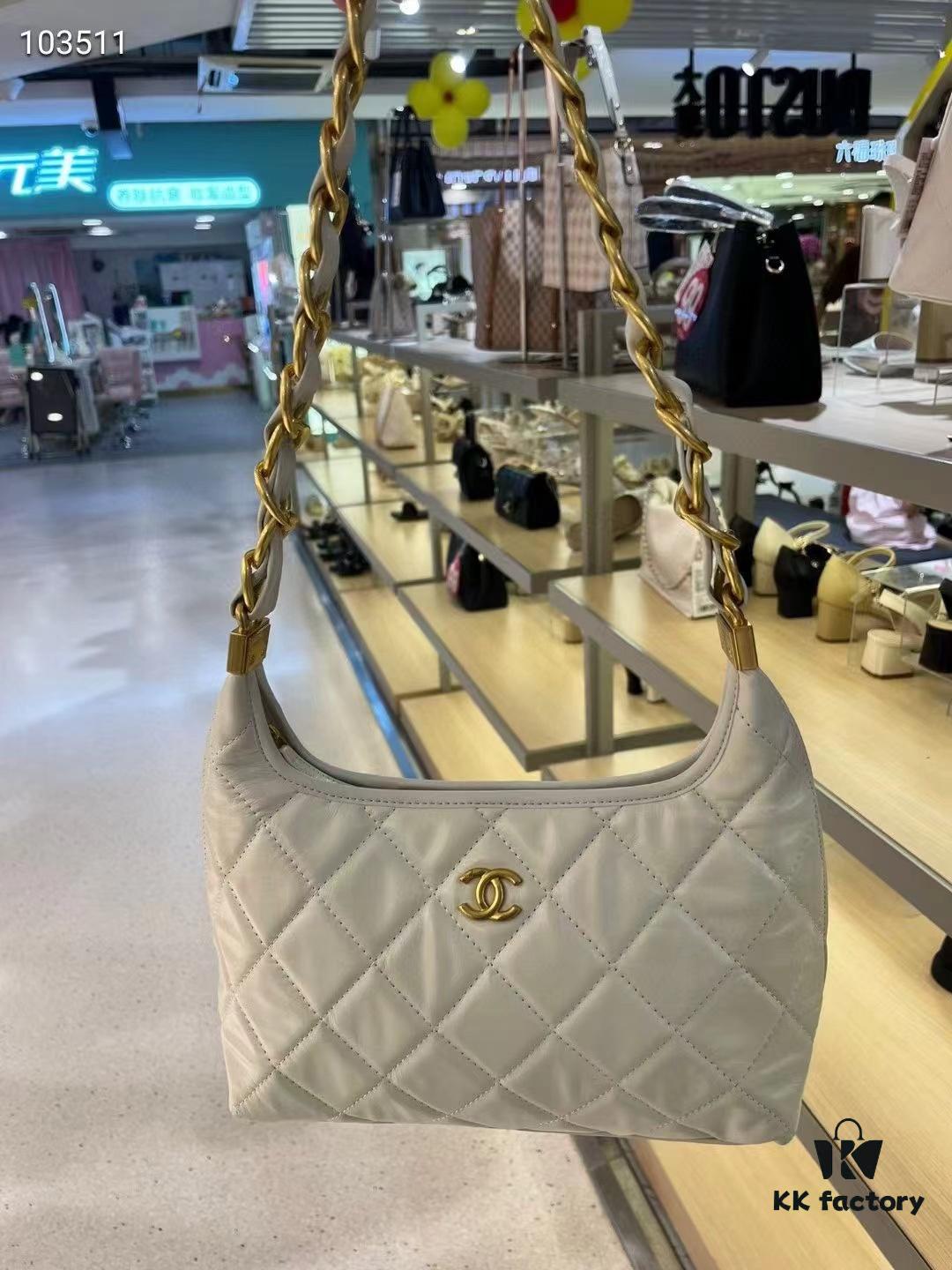 693045aaf09edb6de4c4dddc CHANEL 24A Large Hobo Bag in Wax Leather – In Stock Now