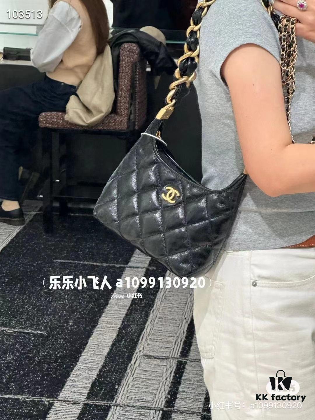 693045acf09edb6de4c4dddd CHANEL 24A Large Hobo Bag in Wax Leather – In Stock Now